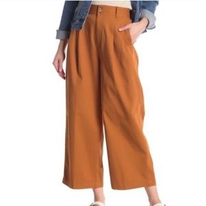 Petite Madewell Pleated Wide-Leg Pants
